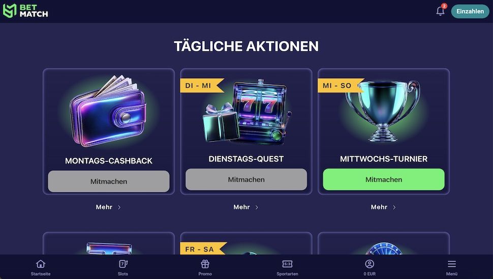Betmatch bonus