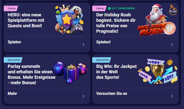 Betmatch bonuses